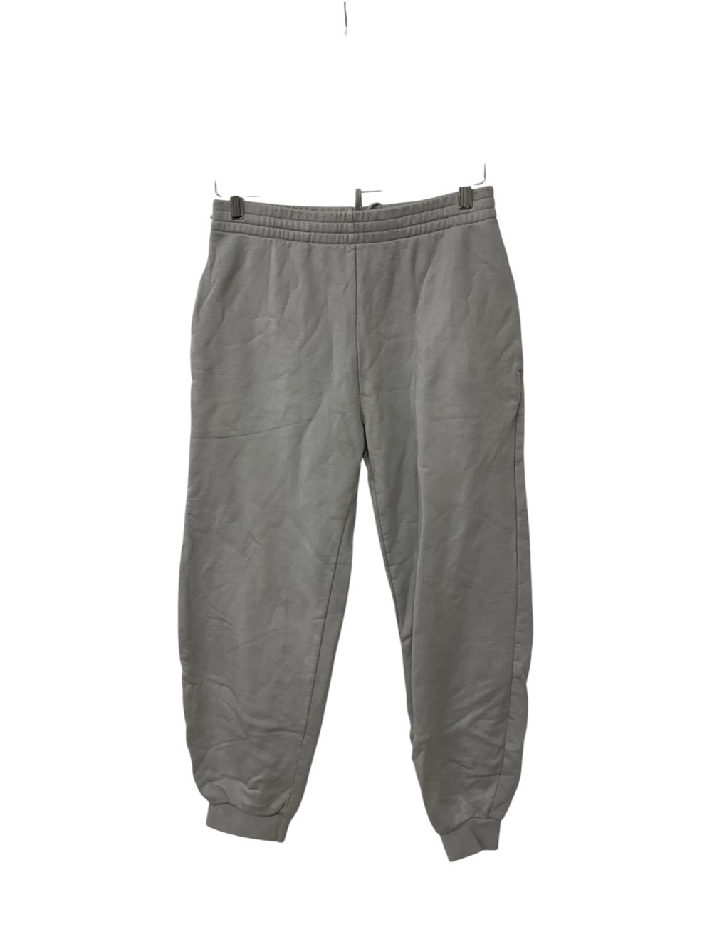 Cuyana French Terry Pima Cotton Drawstring Tapered Lounge Pant Grey S